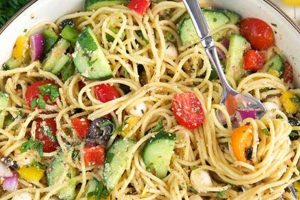 Classic Original Spaghetti Salad Recipe (Easy) | Quick Salad Recipes for Healthy Salad Ideas to Boost Your Nutrition