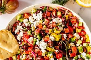 Best Chopped Greek Salad Recipe (Easy & Authentic) | Quick Salad Recipes for Healthy Salad Ideas to Boost Your Nutrition