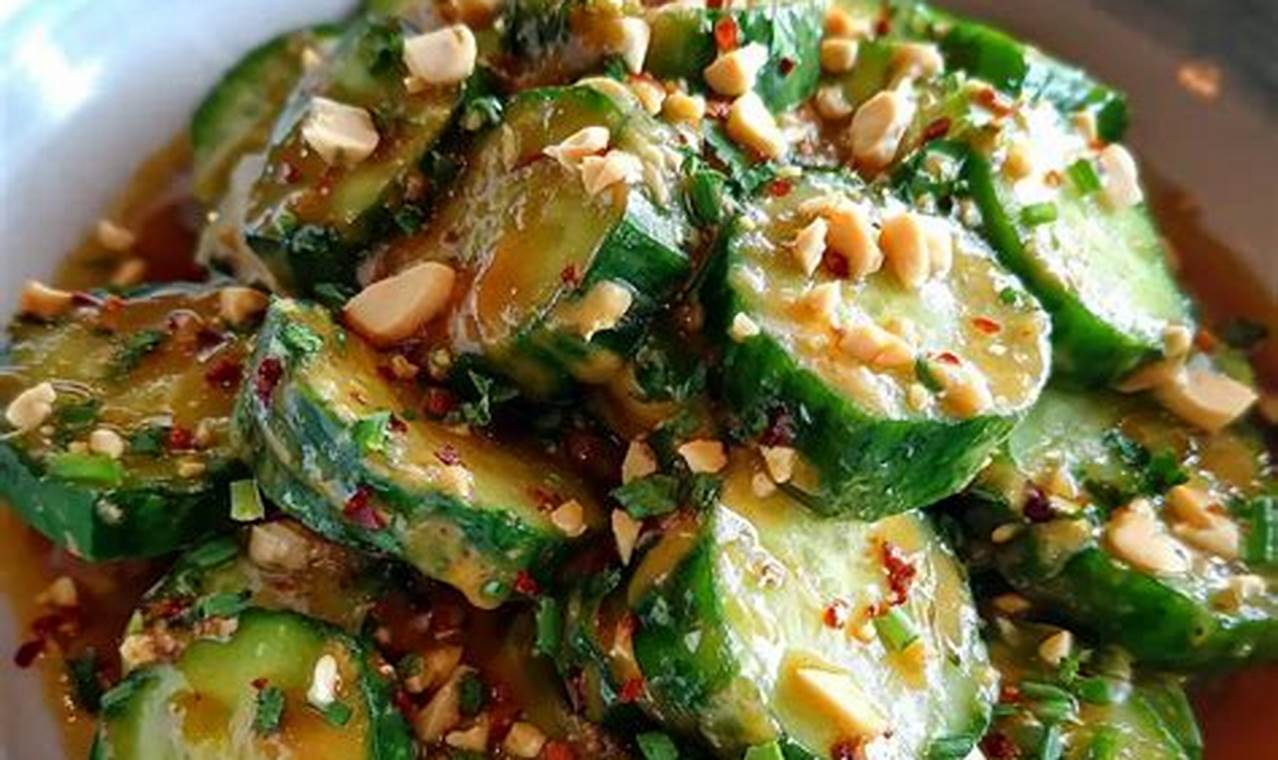 Easy Peanut Butter Cucumber Salad Recipe | Quick Salad Recipes for Healthy Salad Ideas to Boost Your Nutrition