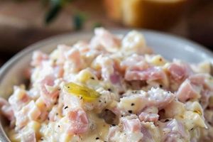 Classic Ham Salad Sandwich Spread Recipe | Quick Salad Recipes for Healthy Salad Ideas to Boost Your Nutrition