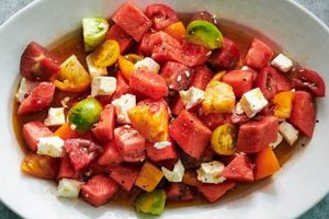 Tomato And Watermelon Salad Recipe | Quick Salad Recipes for Healthy Salad Ideas to Boost Your Nutrition