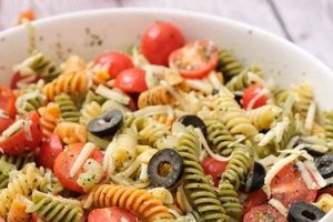 Classic Tri-Color Rotini Pasta Salad Recipe | Quick Salad Recipes for Healthy Salad Ideas to Boost Your Nutrition