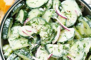 Recipe Cucumber Dill Salad | Quick Salad Recipes for Healthy Salad Ideas to Boost Your Nutrition