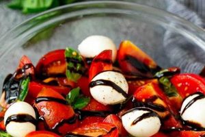 Classic Easy Caprese Salad Recipe (5-min) | Quick Salad Recipes for Healthy Salad Ideas to Boost Your Nutrition