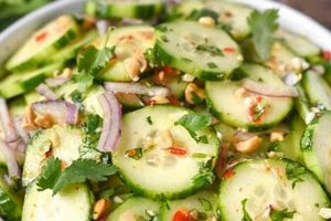 Authentic Thai Cucumber Salad Recipe: Easy & Refreshing | Quick Salad Recipes for Healthy Salad Ideas to Boost Your Nutrition