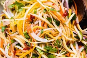 Authentic Thai Mango Salad Recipe (Easy &amp; Spicy) | Quick Salad Recipes for Healthy Salad Ideas to Boost Your Nutrition