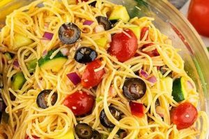Ultimate Cold Spaghetti Salad Recipe: A Summer Favorite | Quick Salad Recipes for Healthy Salad Ideas to Boost Your Nutrition