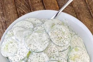 Easy Creamy Cucumber Salad Recipe (With Sour Cream) | Quick Salad Recipes for Healthy Salad Ideas to Boost Your Nutrition