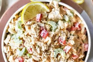 Classic Round Swamp Farm Chicken Salad Recipe (PDF) | Quick Salad Recipes for Healthy Salad Ideas to Boost Your Nutrition