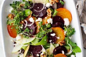 Best Beet Salad with Goat Cheese Recipe Ever | Quick Salad Recipes for Healthy Salad Ideas to Boost Your Nutrition