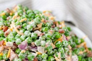 Easy Frozen Pea Salad Recipe: A Classic Side | Quick Salad Recipes for Healthy Salad Ideas to Boost Your Nutrition