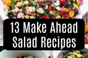 Easy Make-Ahead Salad Recipes for Busy Weeknights | Quick Salad Recipes for Healthy Salad Ideas to Boost Your Nutrition