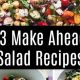 Easy Make-Ahead Salad Recipes for Busy Weeknights | Quick Salad Recipes for Healthy Salad Ideas to Boost Your Nutrition