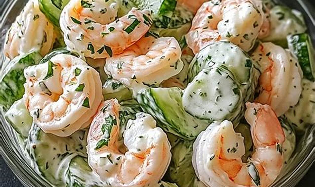 Easy Cucumber Shrimp Salad Recipe: A Refreshing Dish | Quick Salad Recipes for Healthy Salad Ideas to Boost Your Nutrition