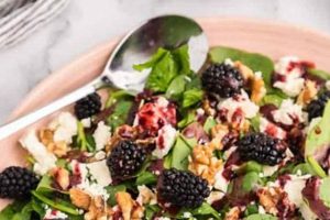Easy Blackberry Salad Recipe: A Summer Delight | Quick Salad Recipes for Healthy Salad Ideas to Boost Your Nutrition