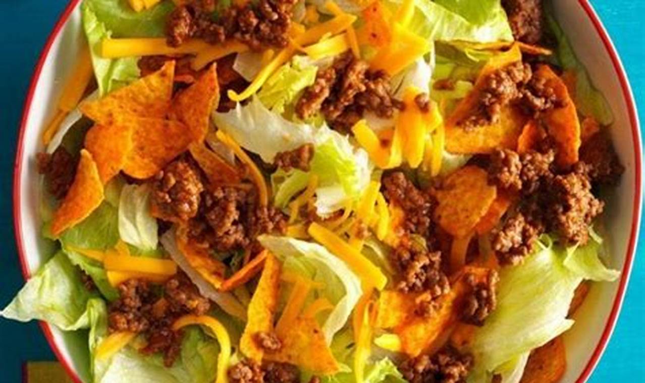 Best Ground Beef Taco Salad Recipes Ever | Quick Salad Recipes for Healthy Salad Ideas to Boost Your Nutrition