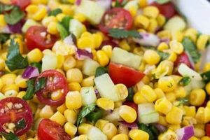 Easy Corn Salad with Cucumber &amp; Herbs | Quick Salad Recipes for Healthy Salad Ideas to Boost Your Nutrition