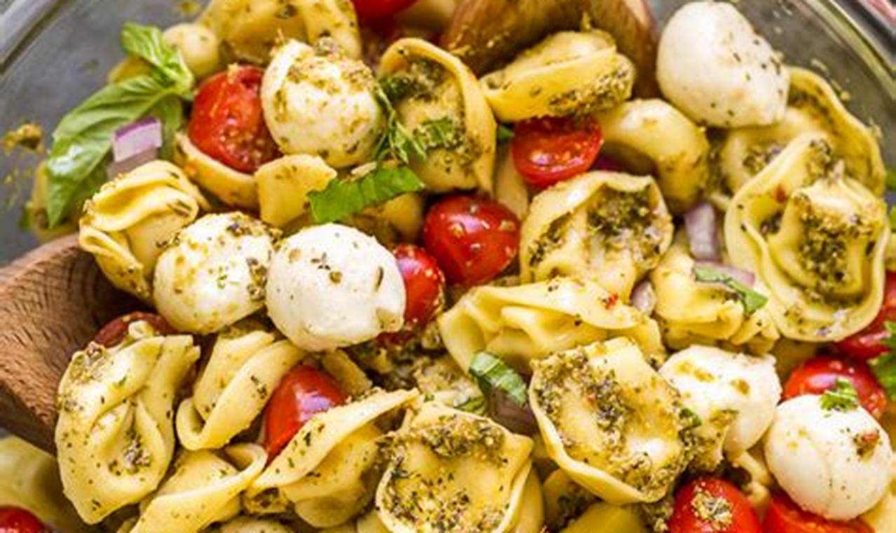 Recipe For Tortellini Salad With Pesto | Quick Salad Recipes for Healthy Salad Ideas to Boost Your Nutrition