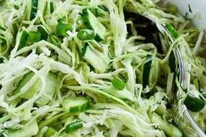 Easy Cabbage & Cucumber Salad Recipe (Quick & Healthy) | Quick Salad Recipes for Healthy Salad Ideas to Boost Your Nutrition