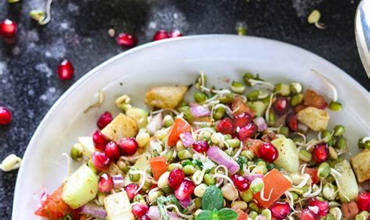 Easy & Healthy Recipe for Sprout Salad + Dressing Ideas | Quick Salad Recipes for Healthy Salad Ideas to Boost Your Nutrition