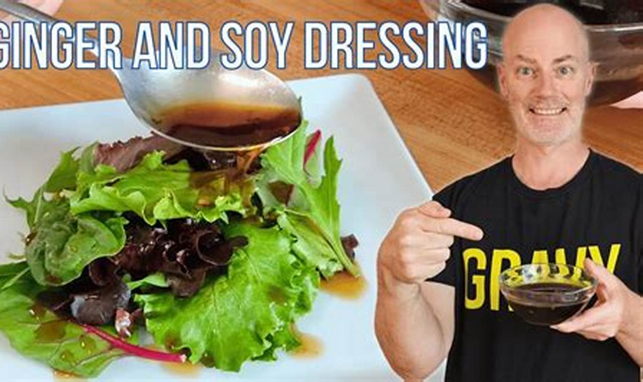 Easy Soy Ginger Salad Dressing Recipe (Vegan) | Quick Salad Recipes for Healthy Salad Ideas to Boost Your Nutrition