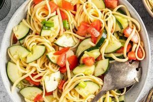 Easy Linguine Salad Recipe for Summer | Quick Salad Recipes for Healthy Salad Ideas to Boost Your Nutrition