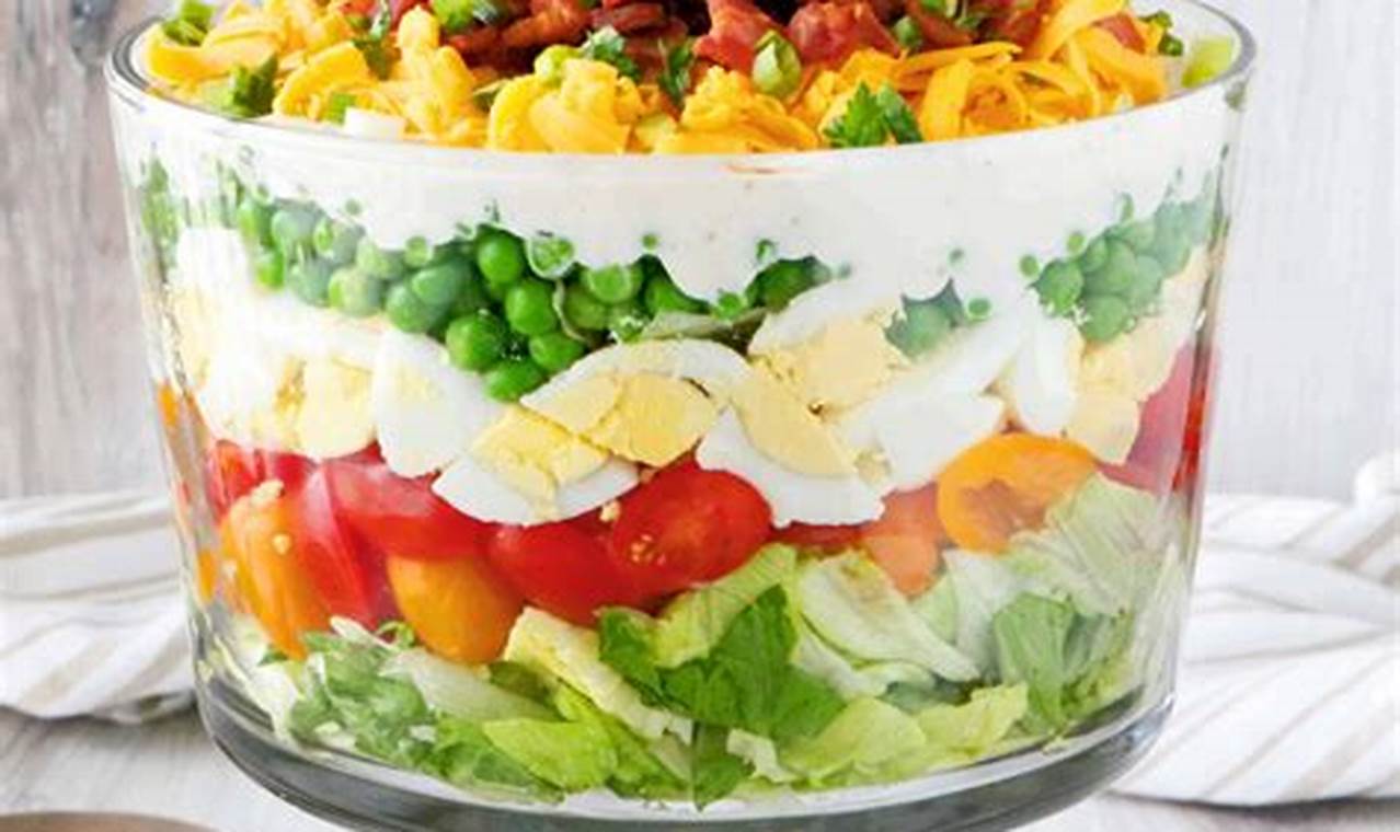 Best Layered Salad Recipes: Easy & Delicious | Quick Salad Recipes for Healthy Salad Ideas to Boost Your Nutrition