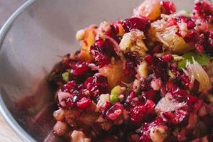 Best Fresh Cranberry Salad Recipes for Holidays | Quick Salad Recipes for Healthy Salad Ideas to Boost Your Nutrition