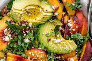 Easy Summer Peach Salad Recipe &amp; Dressing Ideas | Quick Salad Recipes for Healthy Salad Ideas to Boost Your Nutrition