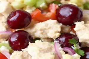 Chicken Salad Recipe With Cherries | Quick Salad Recipes for Healthy Salad Ideas to Boost Your Nutrition