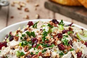 Classic Chicken Salad with Cranberries & Pecans Recipe | Quick Salad Recipes for Healthy Salad Ideas to Boost Your Nutrition