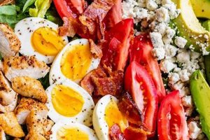 Classic Cobb Salad with Chicken Recipe | Quick Salad Recipes for Healthy Salad Ideas to Boost Your Nutrition
