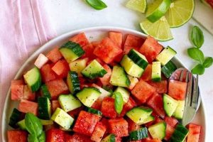 Cucumber Watermelon Salad Recipe | Quick Salad Recipes for Healthy Salad Ideas to Boost Your Nutrition