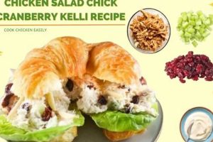 Best Cranberry Kelly Chicken Salad Chick Recipe Ever | Quick Salad Recipes for Healthy Salad Ideas to Boost Your Nutrition
