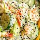 Easy Cucumber Salad California Roll Recipe | Quick Salad Recipes for Healthy Salad Ideas to Boost Your Nutrition