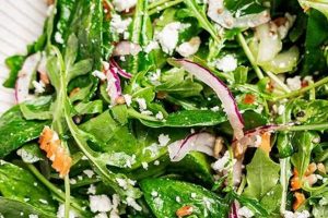 Easy Spinach & Arugula Salad Recipe | Quick Salad Recipes for Healthy Salad Ideas to Boost Your Nutrition