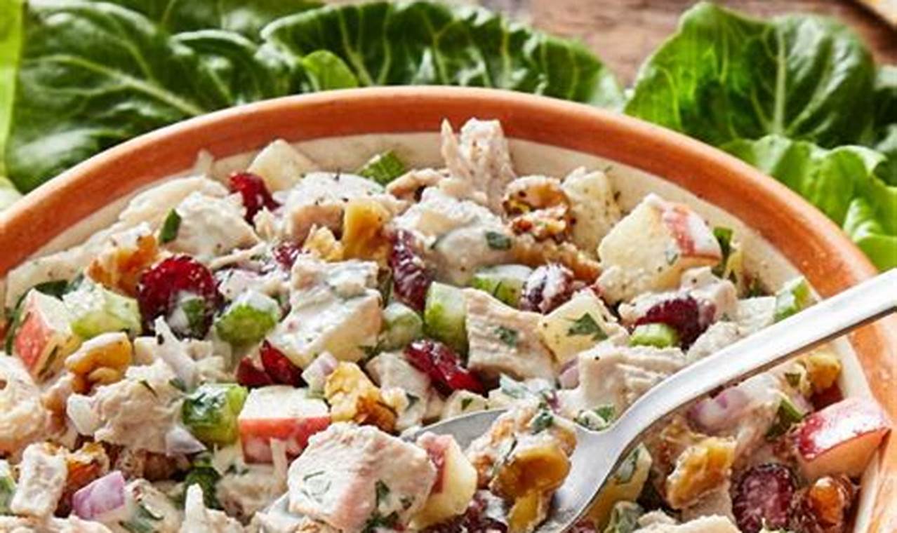 Best Ever Award Winning Turkey Salad Recipe | Quick Salad Recipes for Healthy Salad Ideas to Boost Your Nutrition