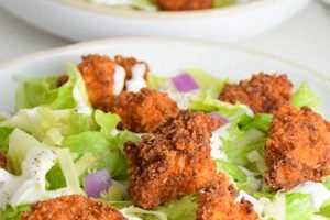 The Best Fried Chicken Salad Recipe Ever | Quick Salad Recipes for Healthy Salad Ideas to Boost Your Nutrition