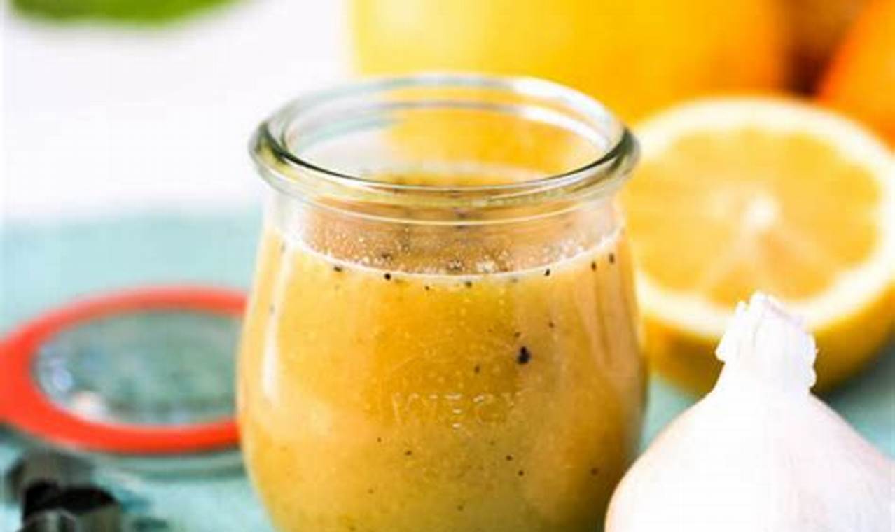 Zesty Citrus Vinaigrette: A Simple Salad Dressing Recipe | Quick Salad Recipes for Healthy Salad Ideas to Boost Your Nutrition