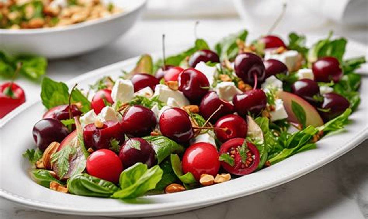 Fresh Cherry Salad Recipes | Quick Salad Recipes for Healthy Salad Ideas to Boost Your Nutrition