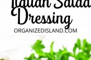 Best Golden Italian Salad Dressing Recipe Ever | Quick Salad Recipes for Healthy Salad Ideas to Boost Your Nutrition