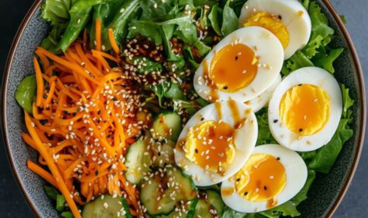 Easy Asian Egg Salad Recipe: A Flavorful Twist | Quick Salad Recipes for Healthy Salad Ideas to Boost Your Nutrition