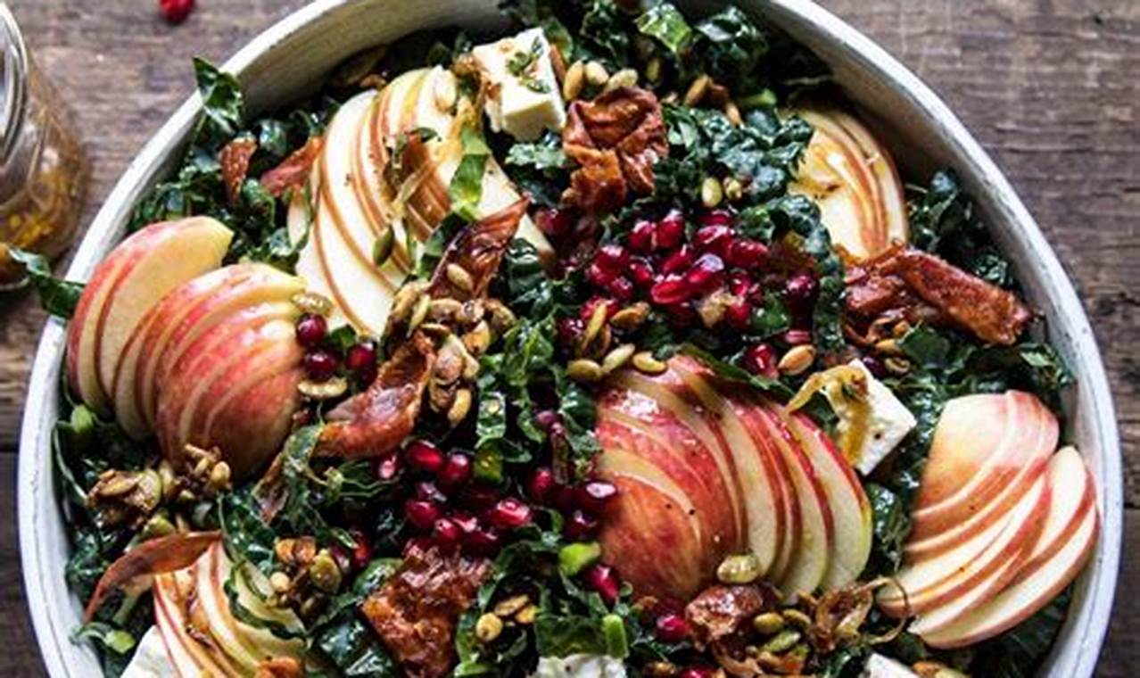 Best Fall Kale Salad Recipe Ever | Quick Salad Recipes for Healthy Salad Ideas to Boost Your Nutrition