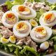 Classic Hot Chicken Salad with Boiled Eggs Recipe | Quick Salad Recipes for Healthy Salad Ideas to Boost Your Nutrition