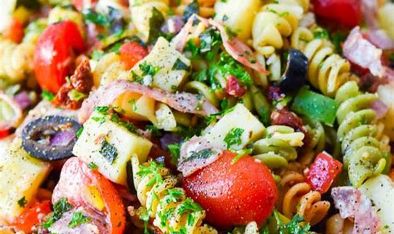 Classic Italian Pasta Salad Dressing Recipe | Quick Salad Recipes for Healthy Salad Ideas to Boost Your Nutrition