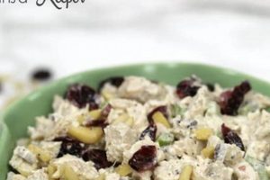 Easy Aldi Cranberry Chicken Salad Recipe (Copycat) | Quick Salad Recipes for Healthy Salad Ideas to Boost Your Nutrition