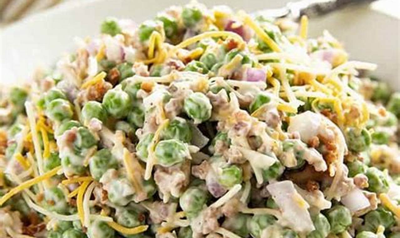 Classic Best Pea Salad Recipe: Easy & Delicious | Quick Salad Recipes for Healthy Salad Ideas to Boost Your Nutrition