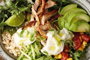 Easy Chipotle Chicken Salad Bowl Recipe | Quick Salad Recipes for Healthy Salad Ideas to Boost Your Nutrition