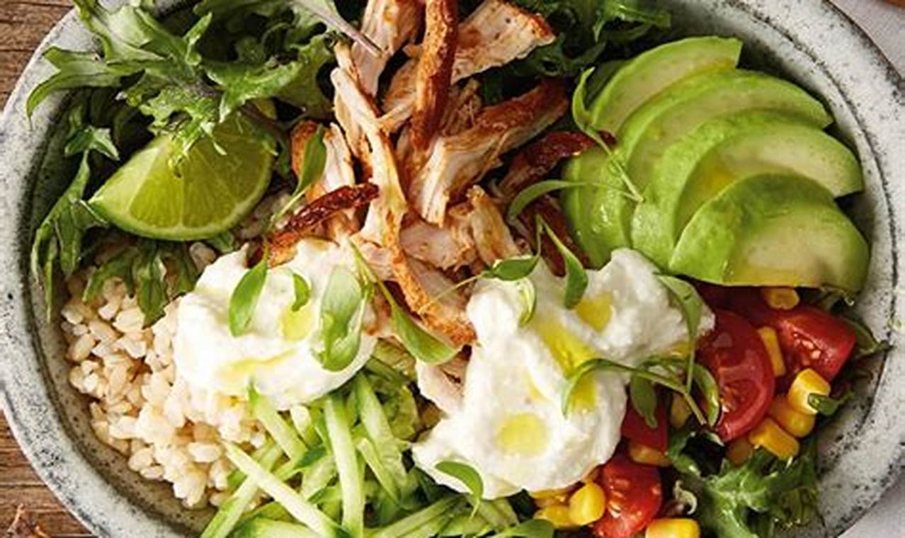 Easy Chipotle Chicken Salad Bowl Recipe Quick Salad Recipes for Healthy Salad Ideas to Boost Your Nutrition Easy Chipotle Chicken Salad Bowl Recipe | Quick Salad Recipes for Healthy Salad Ideas to Boost Your Nutrition