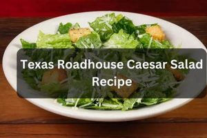Copycat Texas Roadhouse Caesar Salad Recipe | Quick Salad Recipes for Healthy Salad Ideas to Boost Your Nutrition